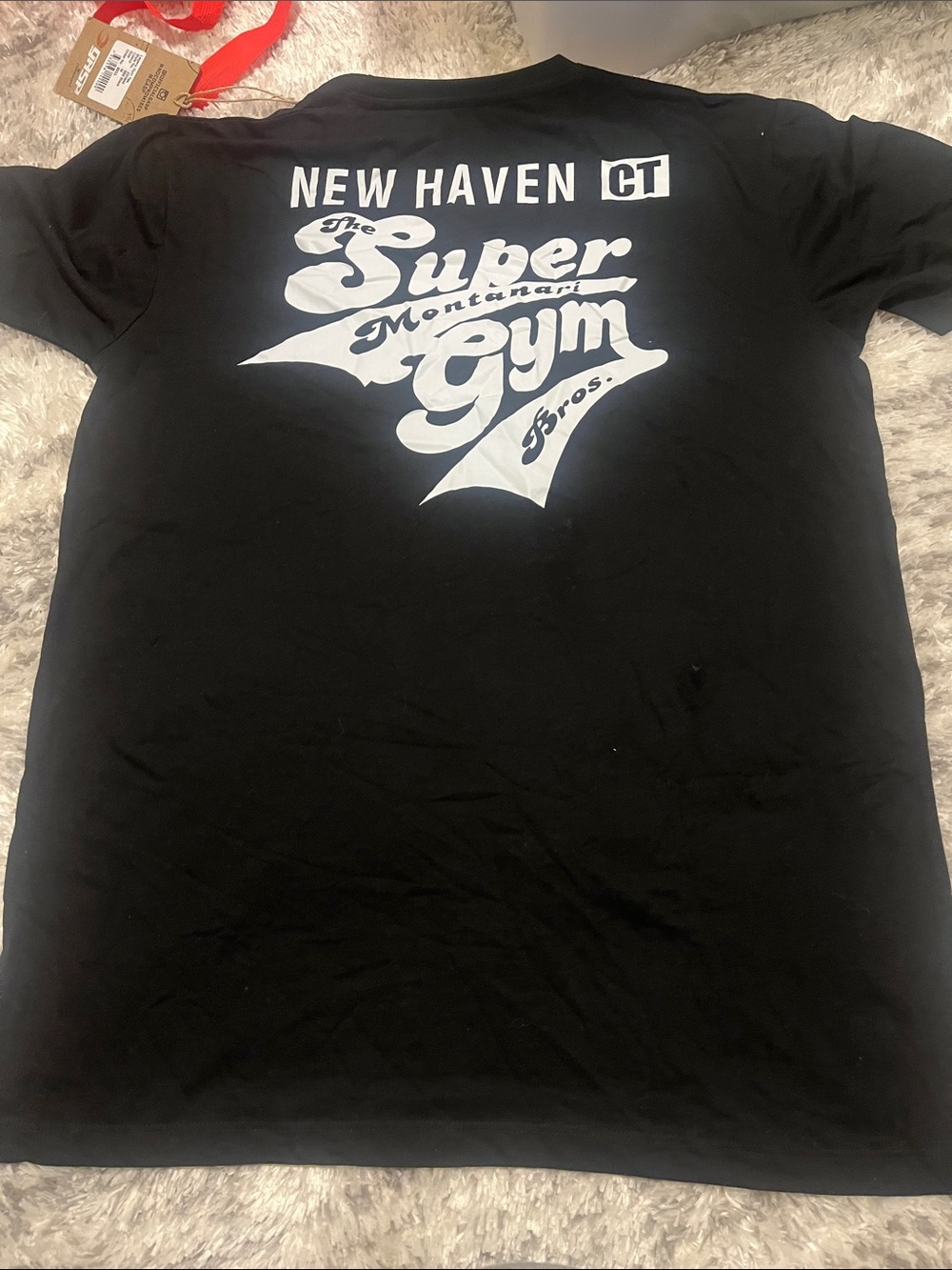 New Haven Super Gym Graphic Tee - Black